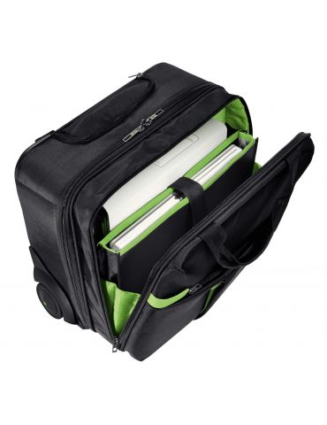 Leitz 60590095 bagaj Cărucior Negru 25 L Piele, Metal, Poliester Leitz - 3