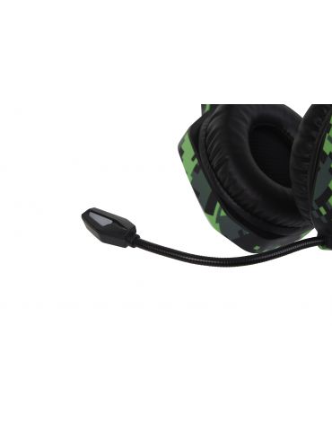 SureFire Skirmish Căști Prin cablu Bandă de fixare pe cap Gaming USB Tip-A Negru, Camuflaj, Verde SureFire - 9