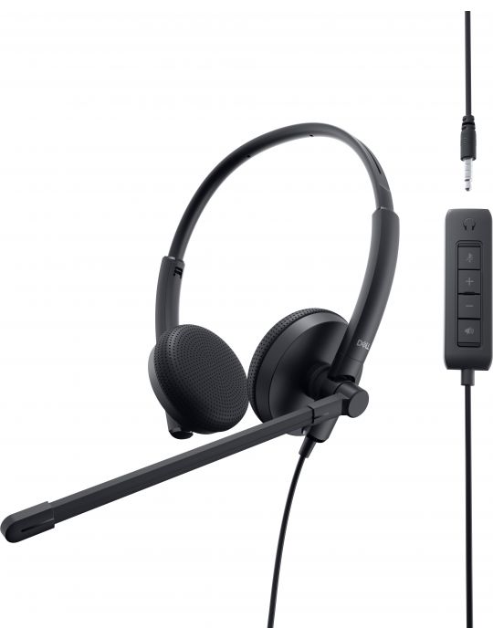 DELL WH1022 Căști Prin cablu Bandă de fixare pe cap Calls/Music Negru Dell - 2