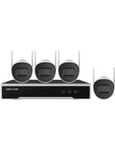 Kit supraveghere exterior hikvision ip wifi nk42w0h-1t(wd)(d)2mp kitul cuprinde 4 Hikvision - 1