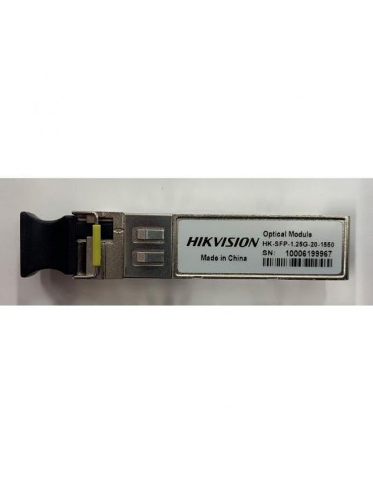 Modul fibra optica hikvision hk-sfp-1.25g-20-1550 tx1550nm/ 1.25g rx1310nm/1.25glc single mode Hikvision - 1