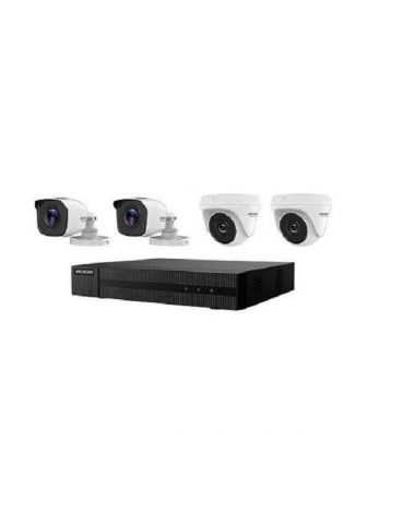 Kit de supraveghere turbo hd hikvision hwk-t4142mh-mp seria hiwatch kitul Hiwatch - 1