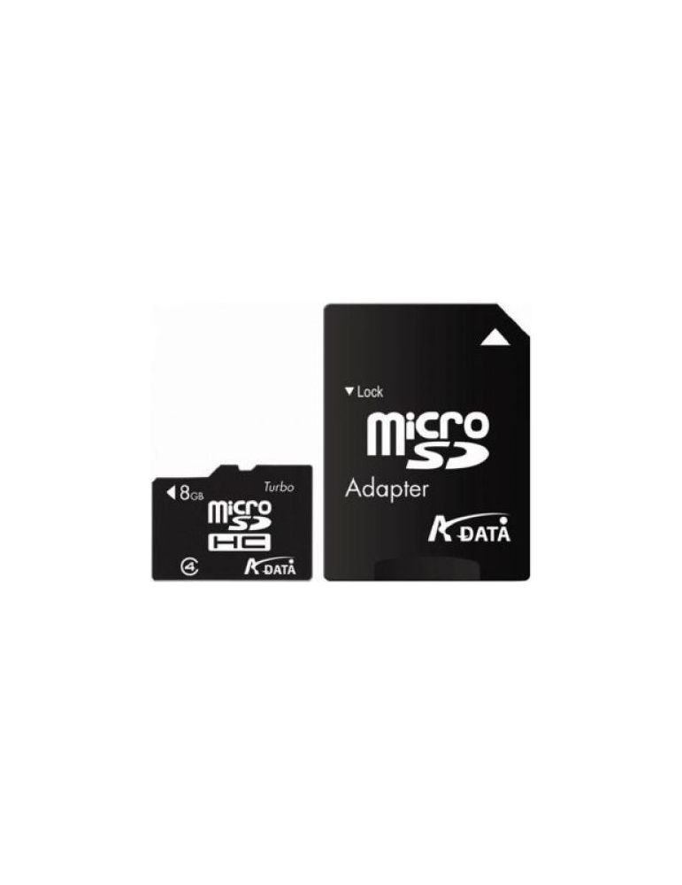 Microsd card adata 8 gb sdhc clasa 4 adaptor nu e cazul ausdh8gcl4-ra1