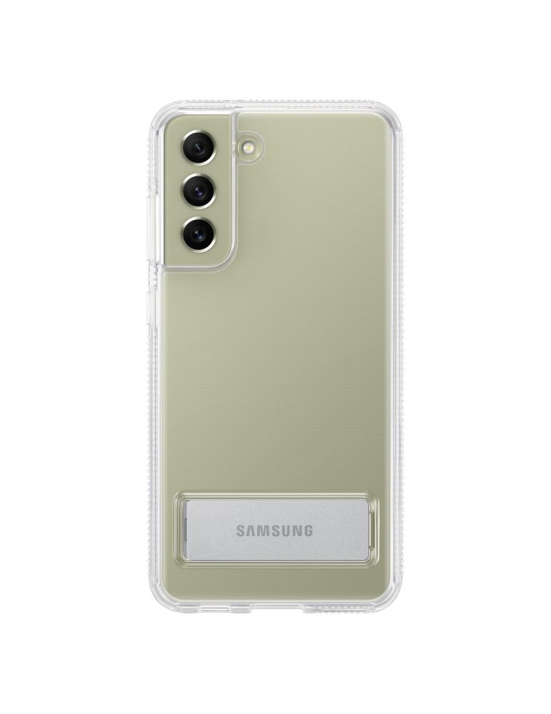 Husa pentru Samsung Galaxy S21 FE, stand, transparent