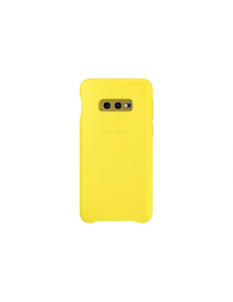 Husa pentru Samsung Galaxy S10e, piele, galben