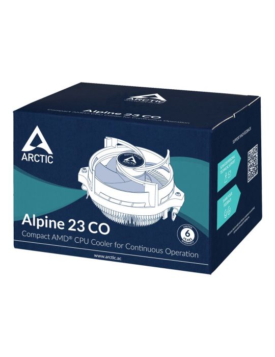 ARCTIC Alpine 23 CO Procesor Air cooler 9 cm Aluminiu, Negru 1 buc. Arctic - 7