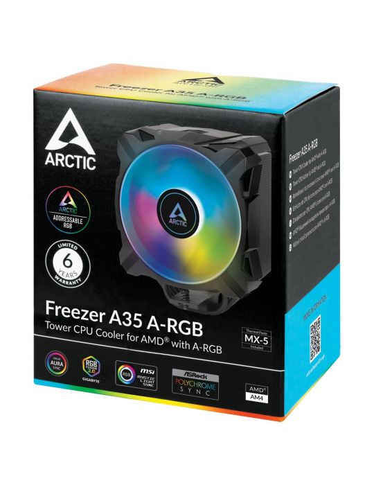 ARCTIC Freezer A35 A-RGB Procesor Air cooler 11,2 cm Negru 1 buc. Arctic - 8