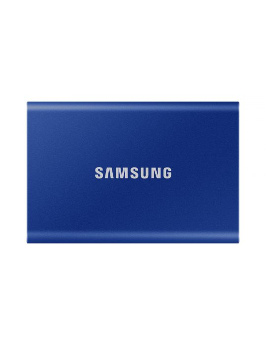 SSD Portabil Samsung T7, 2TB, USB-C 3.2, Albastru Samsung - 1