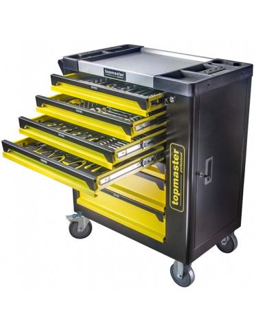 Dulap scule 7 sertare echipat cu 182 piese 550 kg TMP Altii - 1
