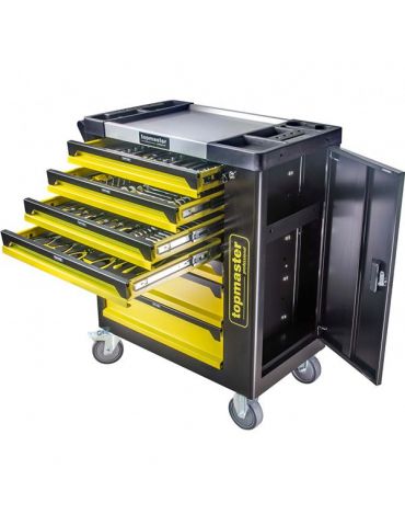 Dulap scule 7 sertare echipat cu 182 piese 550 kg TMP Altii - 1