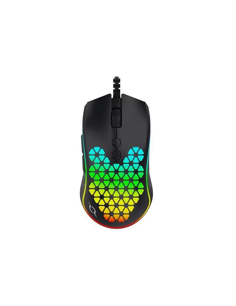 Mouse Optic AQIRYS Polaris Wired RGB, USB, Black