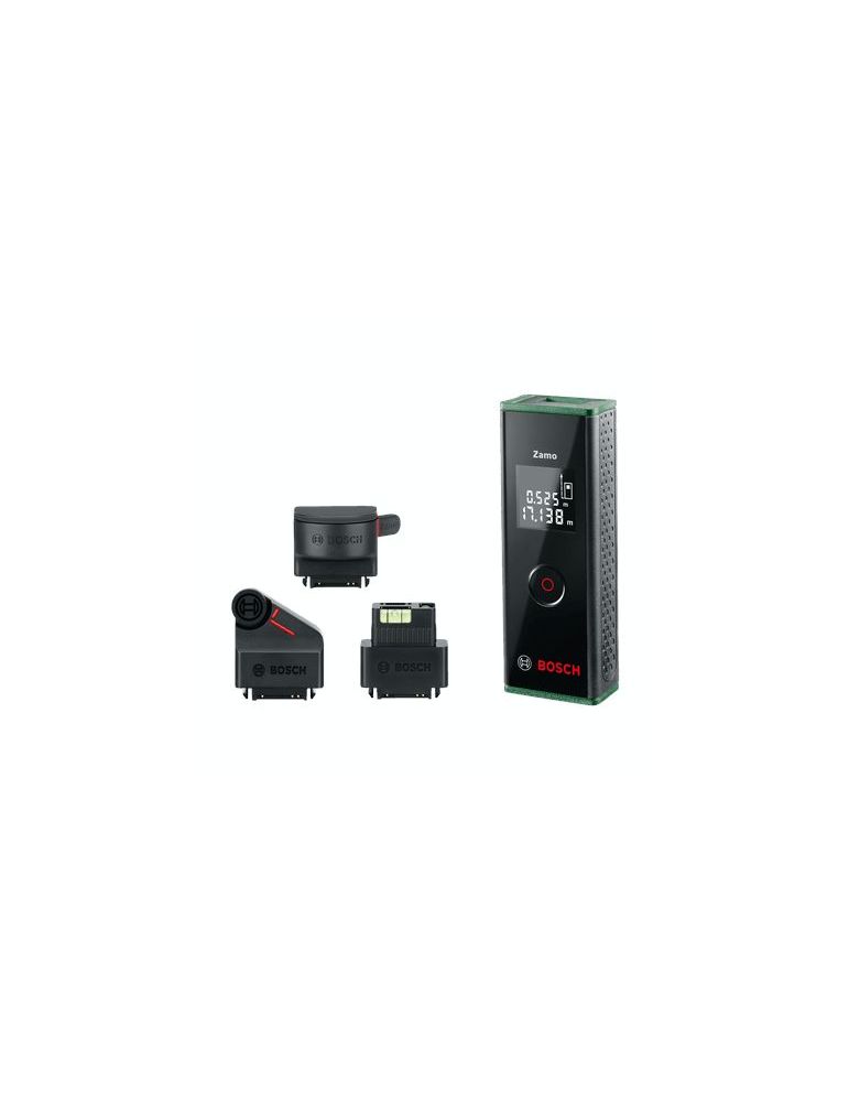 Bosch Zamo III Telemetru cu display 20 m ±3 mm precizie accesorii incluse