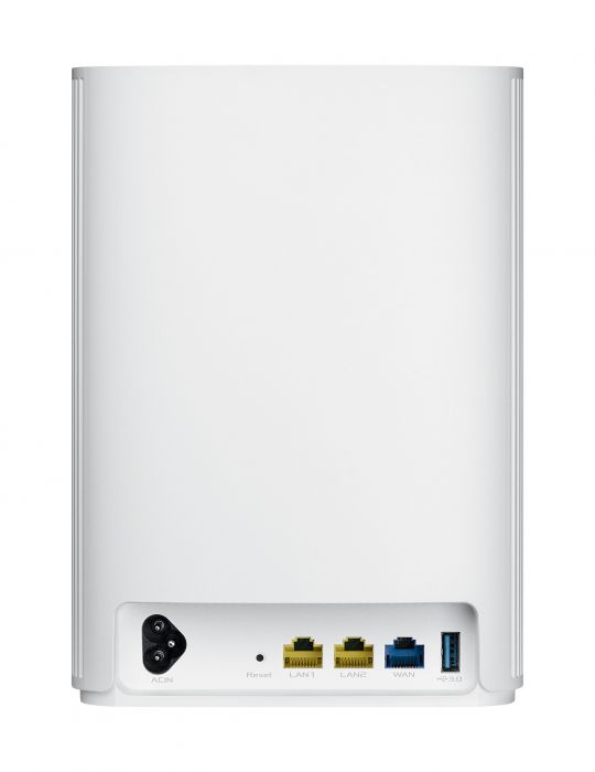 ASUS ZenWiFi AX Hybrid (XP4) Bandă dublă (2.4 GHz/ 5 GHz) Wi-Fi 6 (802.11ax) Alb 2 Intern Asus - 4