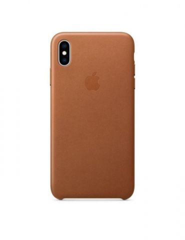 Apple iphone xs max leather case - saddle brown mrwv2zm/a Apple - 1