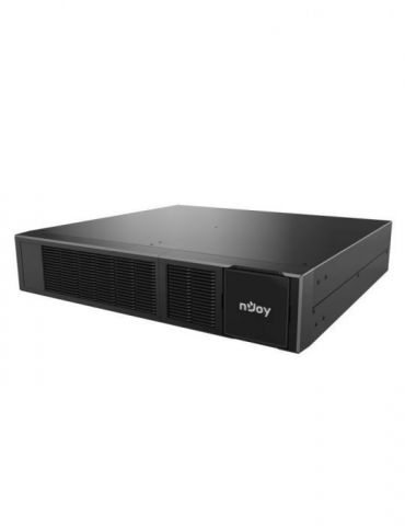 Njoy cabinet de baterii ca0312gx-az compatibil cu balder 1000 rackmountable 2u suporta 6 acumulatori 12v7ah sau 12v9 ah  (3+3 Nj - Tik.ro