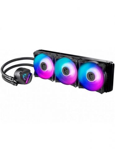 Msi mag coreliquid 360r aio argb cpu liquid cooler 360mm radiator - triple 120mm rgb pwm fans aluminum radiatormag_coreliquid Ms