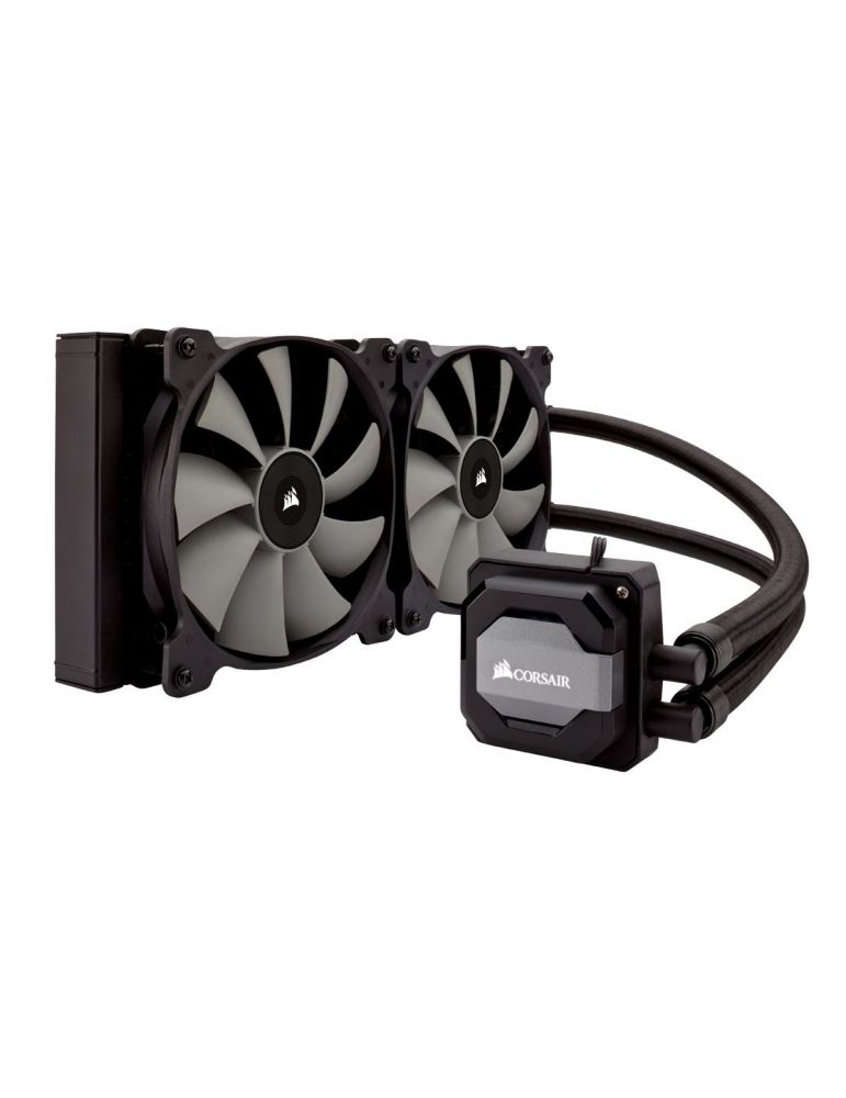 Cooler corsair skt. universal racire cu lichid vent. 140 mm x 2 2100 rpm led rgb cw-9060026-ww (include tv 0.8 lei)