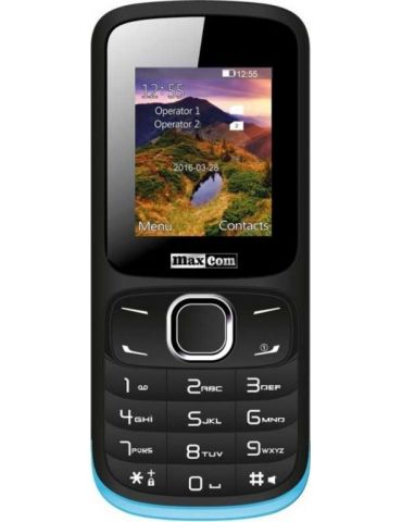 Telefon maxcom cu butoane  1.77 inch dual sim 0.08 mpix 16 gb 2g oem negru mm128 (include tv 0.5lei) Maxcom - 1