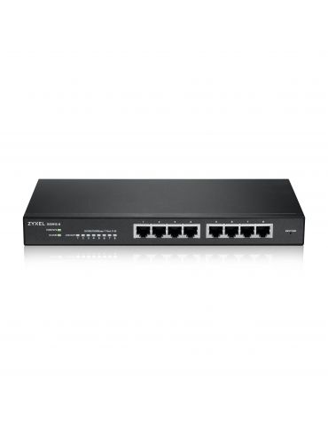 Zyxel GS1915-8 Gestionate L2 Gigabit Ethernet (10/100/1000) Negru Zyxel - 1 - Tik.ro