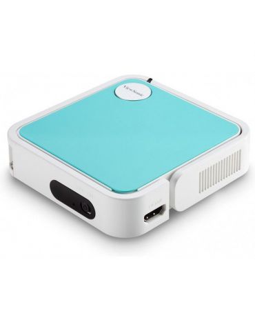 Viewsonic M1 mini proiectoare de date Proiector pentru distanță mică 120 ANSI lumens LED WVGA (854x480) Alb Viewsonic - 2