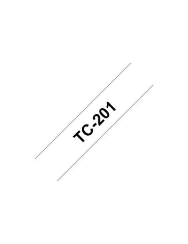 Brother TC-201 benzi pentru etichete Negru pe alb Brother - 2