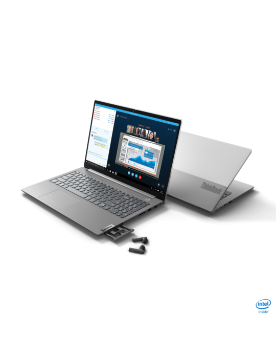 Laptop Lenovo ThinkBook 15 G2 ITL,Intel Core i5-1135G7,15.6",RAM 16GB,SSD 512GB,nVidia GeForce MX450 2GB,No OS,Mineral Gray Leno