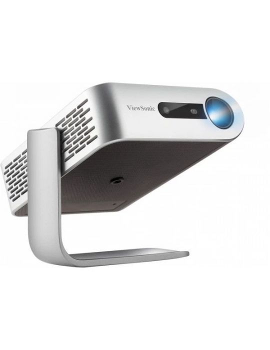 Viewsonic M1+ proiectoare de date Proiector pentru distanță mică 125 ANSI lumens LED WVGA (854x480) 3D Argint Viewsonic - 1
