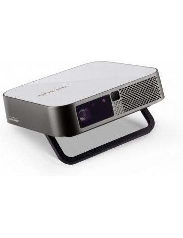Viewsonic M2e proiectoare de date Proiector pentru distanță mică 1000 ANSI lumens LED 1080p (1920x1080) 3D Gri, Alb Viewsonic - 