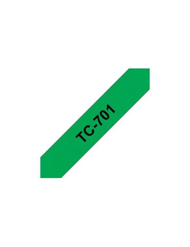 Brother TC-701 benzi pentru etichete Negru pe verde Brother - 3