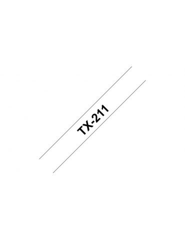 Brother TX-211 benzi pentru etichete Negru pe alb Brother - 2
