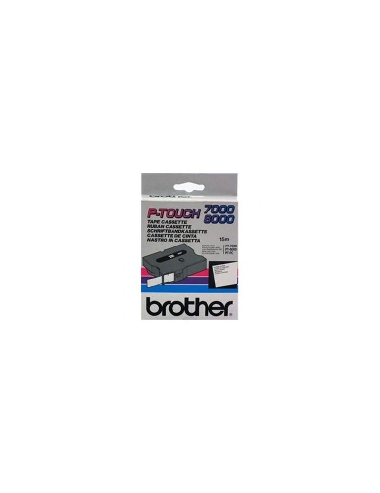 Brother TX-232 benzi pentru etichete Rosu pe alb