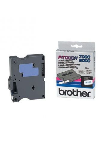 Brother TX-233 benzi pentru etichete Albastru pe alb Brother - 1 - Tik.ro