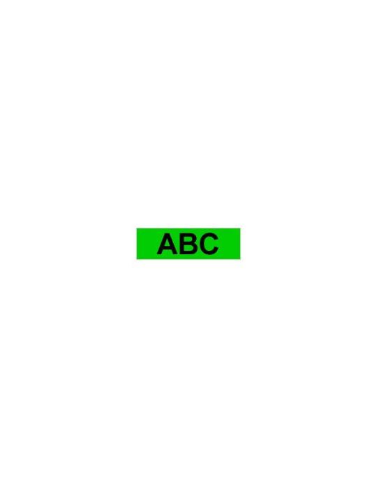 Brother Gloss Laminated Labelling Tape - 24mm, Black/Green benzi pentru etichete TX Brother - 1