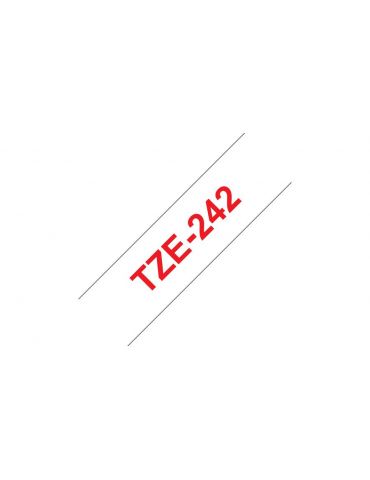 Brother TZe-242 benzi pentru etichete Rosu pe alb Brother - 2