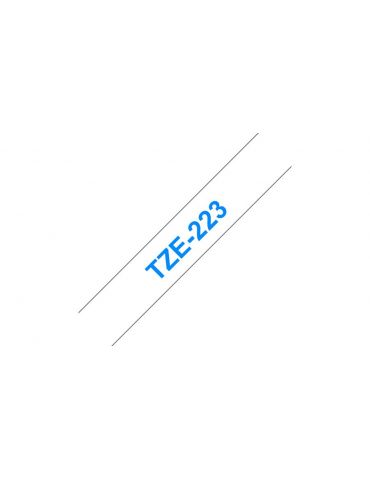 Brother TZe-223 benzi pentru etichete Albastru pe alb Brother - 2