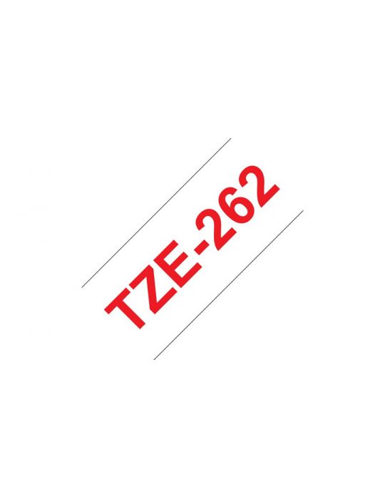 Brother TZe-262 benzi pentru etichete Rosu pe alb Brother - 2