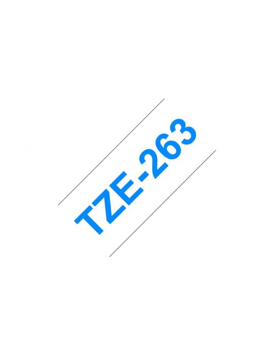 Brother TZe-263 benzi pentru etichete Albastru pe alb Brother - 2