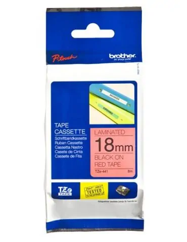 Brother TZe-441 benzi pentru etichete Negru pe rosu Brother - 1 - Tik.ro
