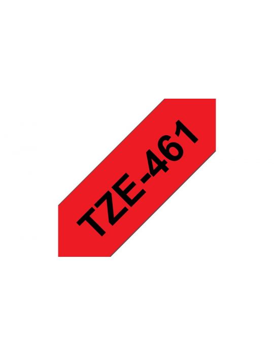 Brother TZe-461 benzi pentru etichete Negru pe rosu Brother - 2