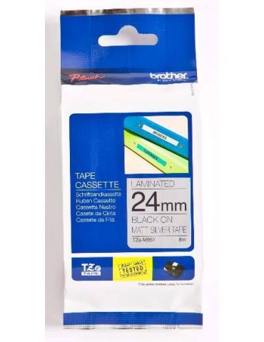 Brother TZe-M951 benzi pentru etichete Negru pe de argint Brother - 1 - Tik.ro