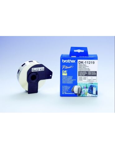 Brother DK-11219 Round Labels Alb Brother - 1