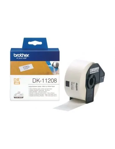 Brother DK-11208 benzi pentru etichete Negru pe alb Brother - 1 - Tik.ro