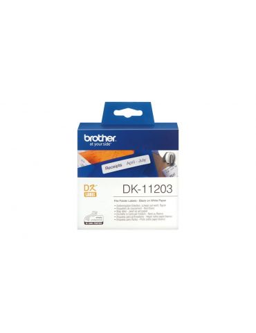 Brother DK-11203 benzi pentru etichete Negru pe alb Brother - 1 - Tik.ro