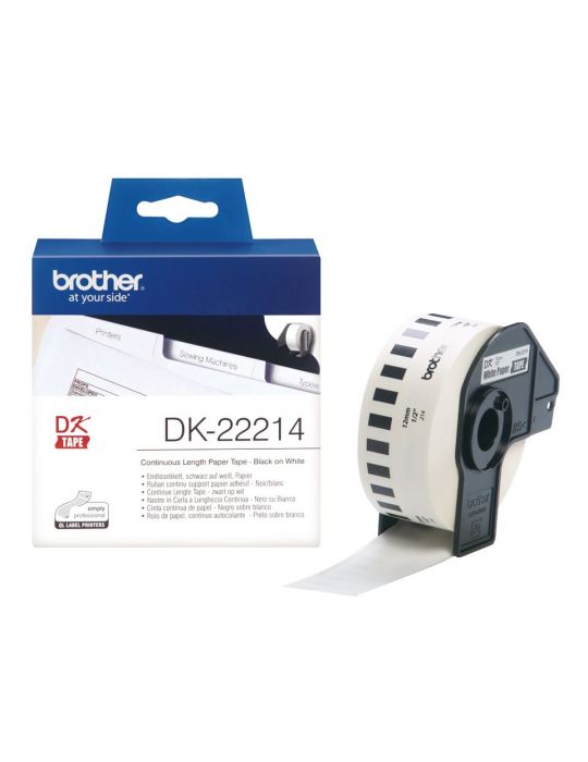 Brother DK-22214 benzi pentru etichete Negru pe alb Brother - 1