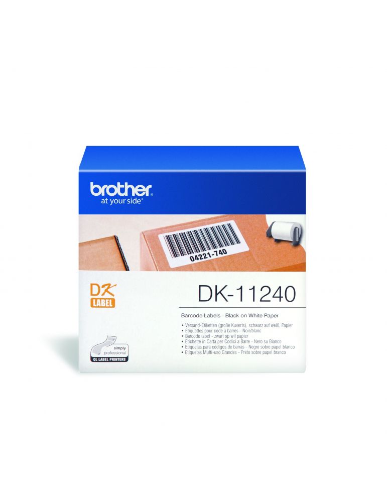 Brother DK-11240 etichete pentru imprimante Alb
