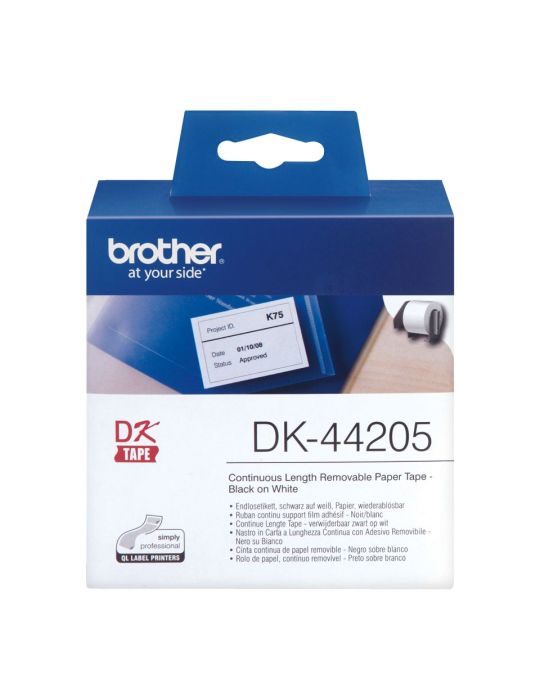 Brother DK-44205 benzi pentru etichete Negru pe alb Brother - 2