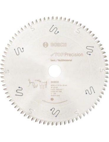 Bosch Disc Top Precision Best for Multimaterial 254x30x80T Bosch - 1 - Tik.ro