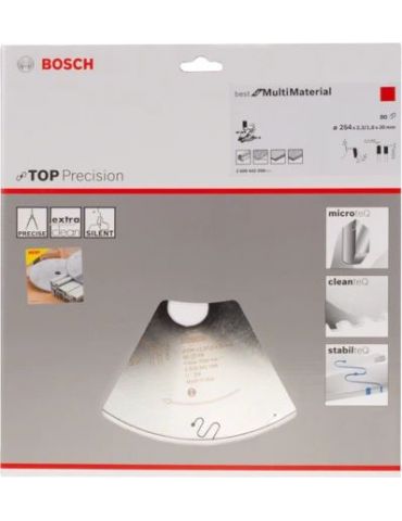 Bosch Disc Top Precision Best for Multimaterial 254x30x80T Bosch - 1