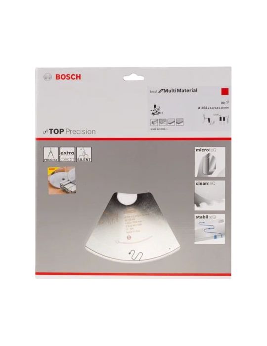 Bosch Disc Top Precision Best for Multimaterial 254x30x80T Bosch - 1