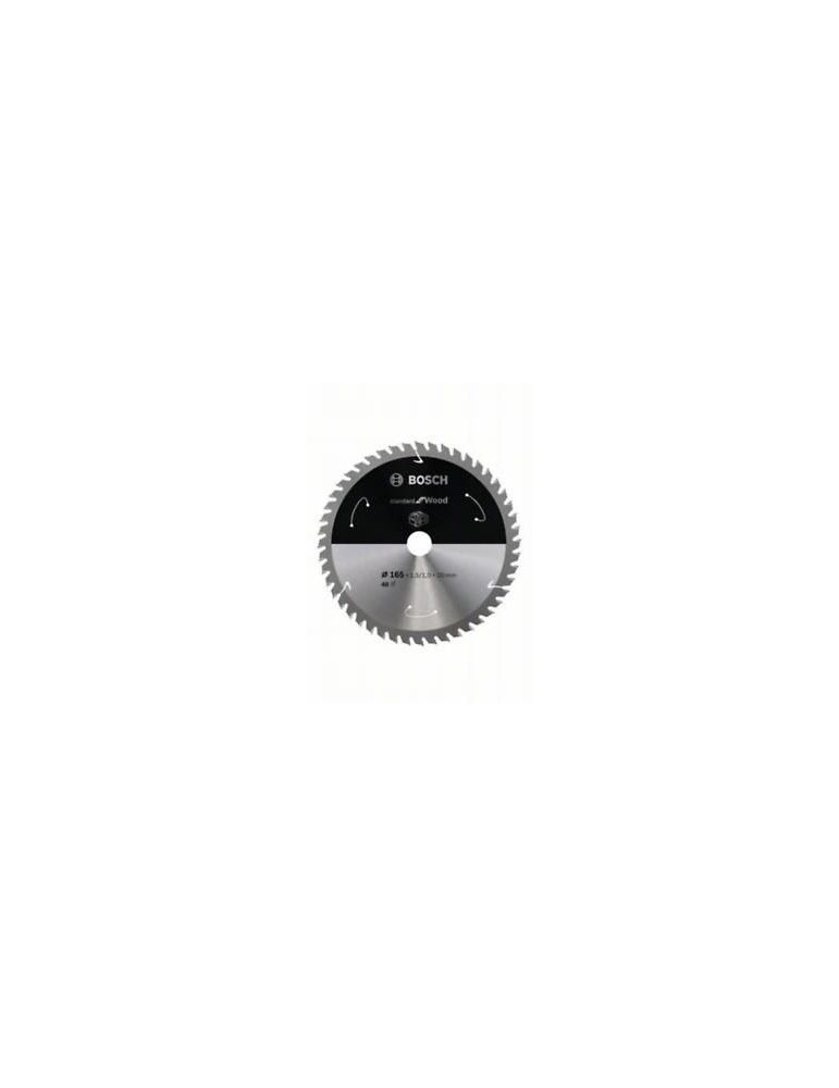 Bosch Disc Standard for Wood 165x20x48T special pentru circulare cu acumulator